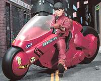 Kaneda with bike